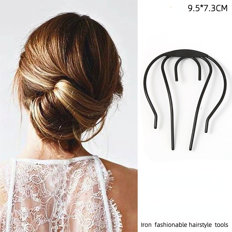 Kẹp Tóc Đính Bóng Tròn Phong Cách Hàn Quốc Mới