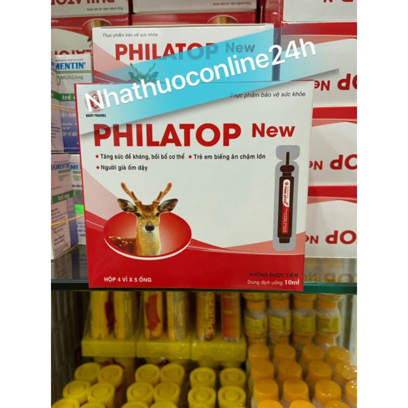 Sản Phẩm Philatop New ống nhựa (hộp 20 ống)