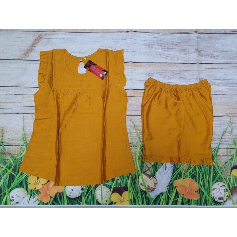 [SALE] ĐỒ BỘ NỮ, Bộ Đùi Nữ Lụa Xước Cao Cấp
