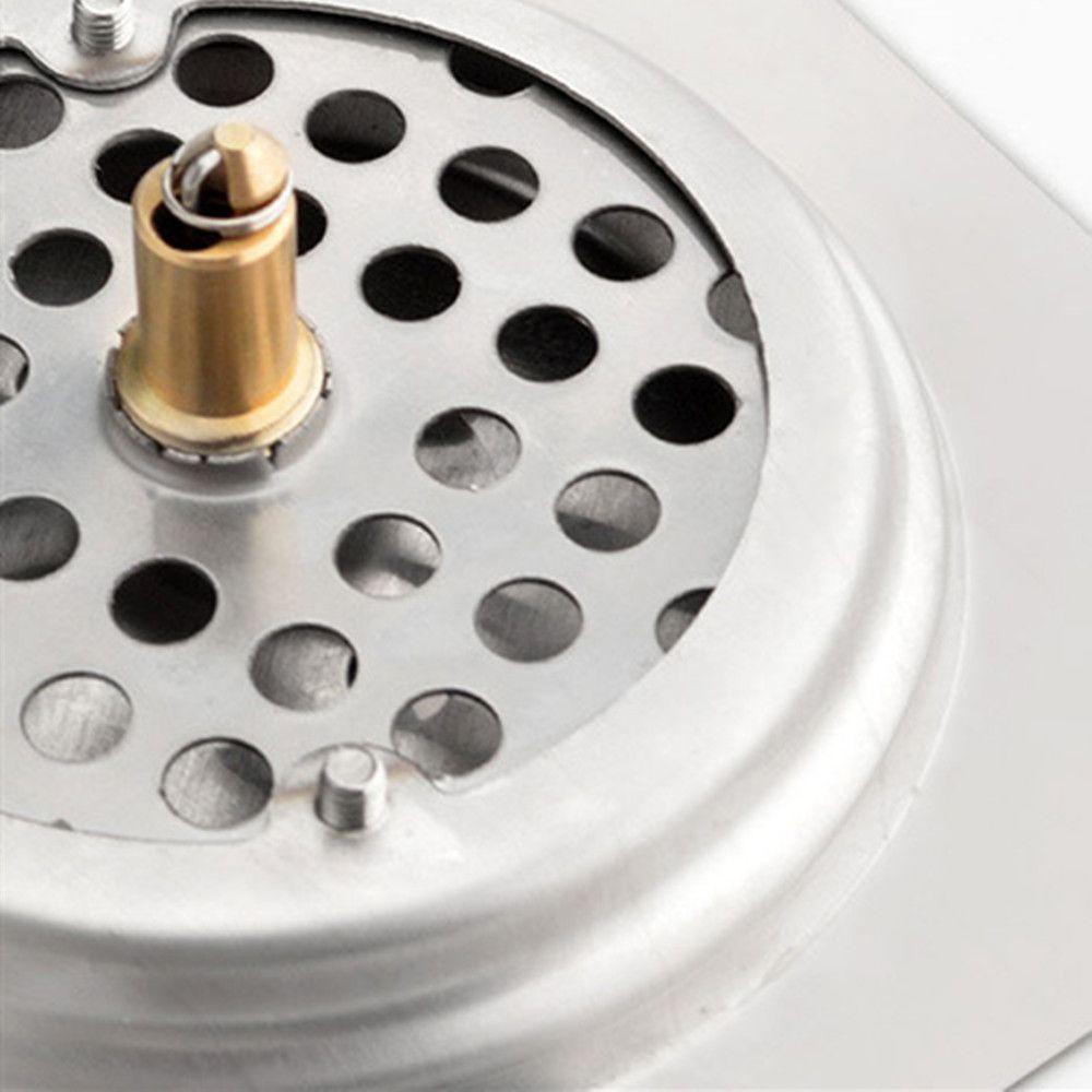 KUNHEV Nắp Cống Thoát Nước Sàn Nhà Tắm Bằng Thép Không Gỉ Tiện Dụng