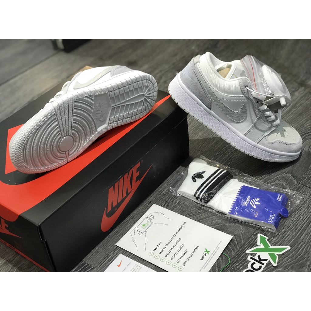 Siêu Phẩm Giày Thể Thao Sneaker J.D Pa.ri Xám Trắng Cao Cấp Ảnh thật + freeship