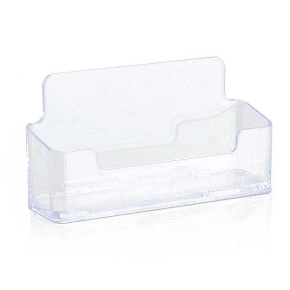 Giá Kẹp Thẻ Ghi Chú Để Bàn Bằng Acrylic Trong Suốt Tiện Dụng