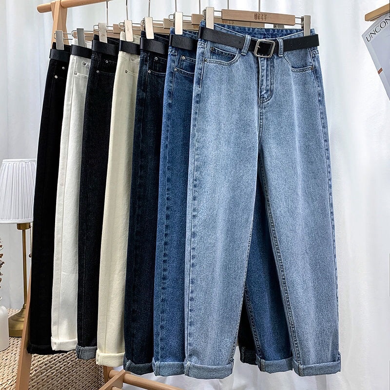 Quần jeans nữ dáng baggy hàng Quảng Châu mới 2022 (mã #801)