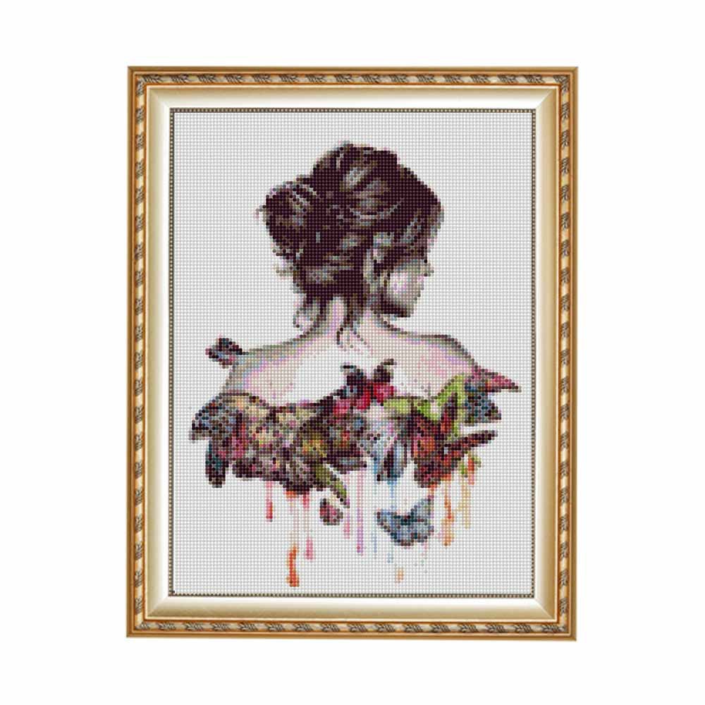 Bộ Tranh Đính Đá Tự Làm Họa Tiết Phong Cảnh Ngọt Ngào