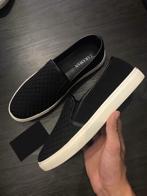 Giày slipon nam vải dệt zara | BigBuy360 - bigbuy360.vn