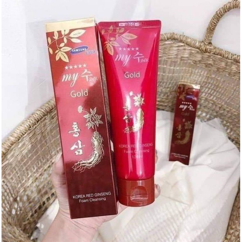 SỮA RỬA MẶT SÂM ĐỎ HÀN QUỐC GIÚP DA MỀM MỊN