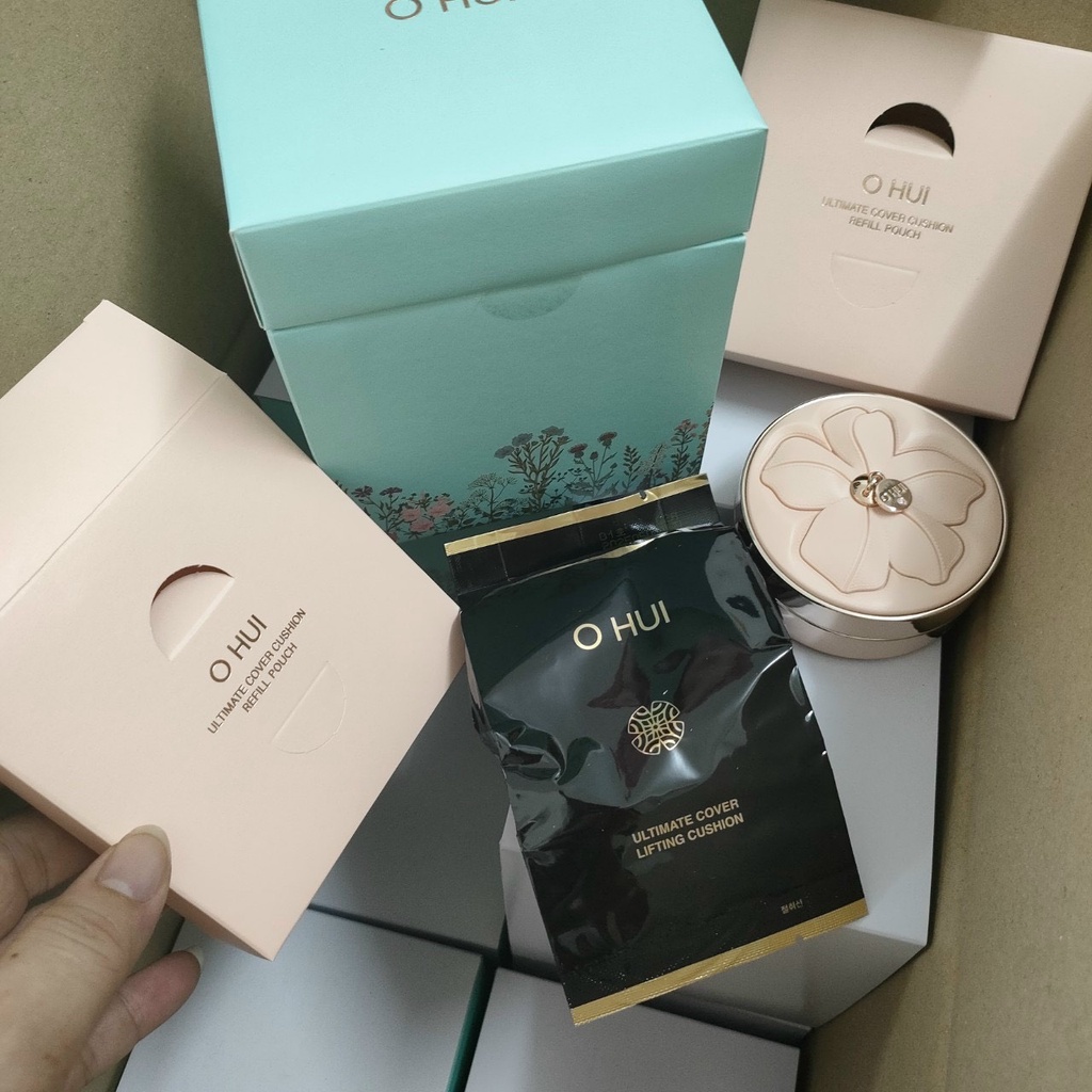 Phấn nước cushion Ohui mới - ULTIMATE FIT JEAN CUSHION TONE-UP