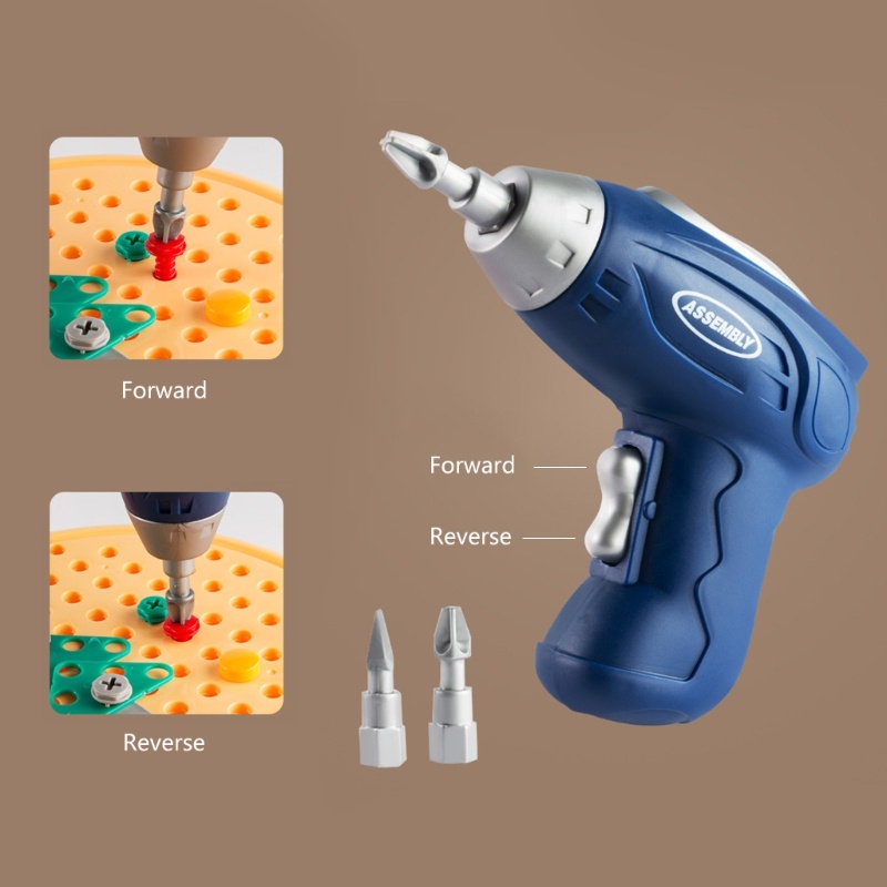 Bộ Đồ Chơi Lắp Ráp Bằng Khoan Lỗ Độc Đáo Thú Vị Cho Bé