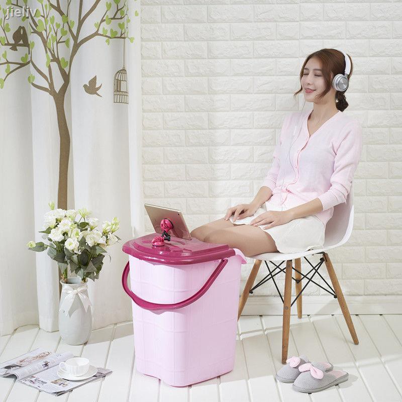 Thùng Nhựa Ngâm Chân Có Nắp Đậy Tiện Dụng | BigBuy360 - bigbuy360.vn