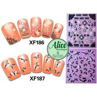 Nail dán 3D - Nail sticker mả XF