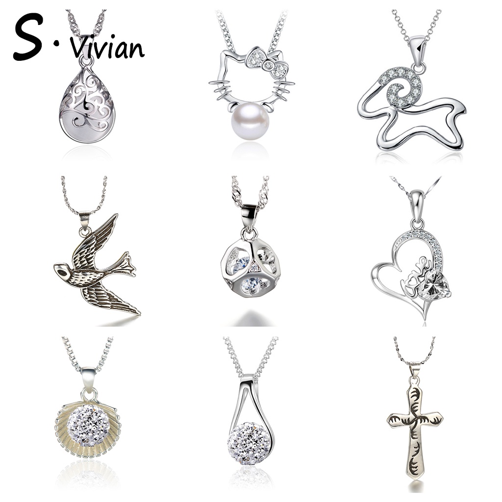 Mặt Dây Chuyền Bạc Hình Mèo Hello Kitty 25 Kiểu Thời Trang Cho Nữ