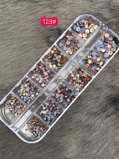 Đá chân keo cao cấp gắn móng tay YHB đá khay mixsz làm nail