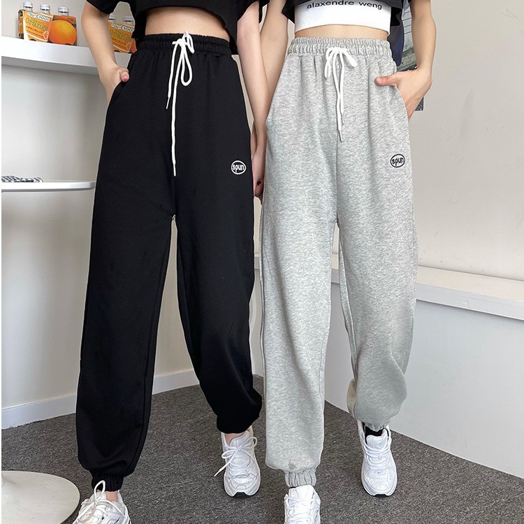 Quần Jogger ⚡ FREESHIP ⚡ Quần Nữ Dài Ống Rộng SPUN TTQD124 | BigBuy360 - bigbuy360.vn
