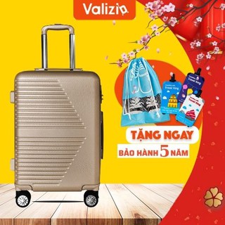 Vali kéo chống va đập siêu bền, Vali du lịch tay kéo nhôm không rỉ sét VALIZIO 511