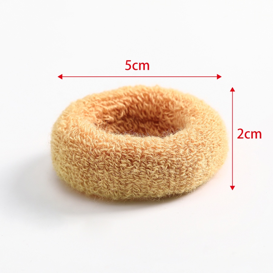 Bộ 6/ 12 dây buộc tóc co giãn nhiều màu sắc thời trang dành cho nữ