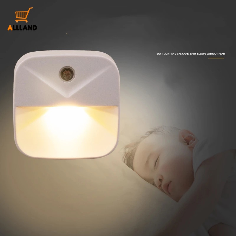 Đèn LED Không Dây Cảm Ứng Ánh Sáng Ban Đêm Với Phích Cắm/Bên Cạnh Giường Bảo Vệ Mắt Cho Trẻ Em Tiết Kiệm Năng Lượng