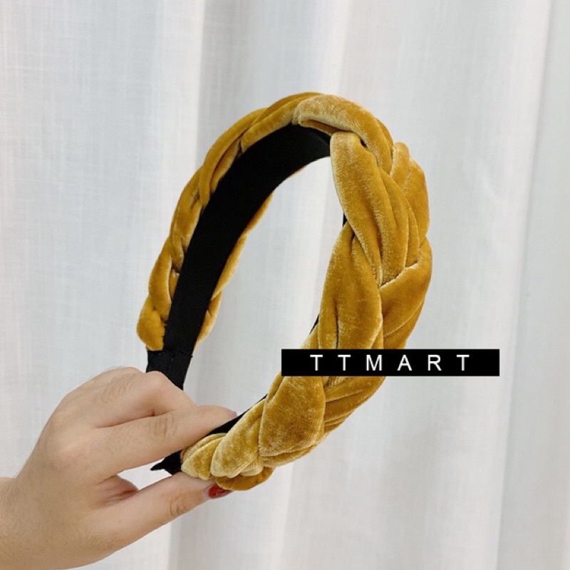 Băng đô áo dài - cài tóc - bờm tóc bằng nhung phối đồ tết