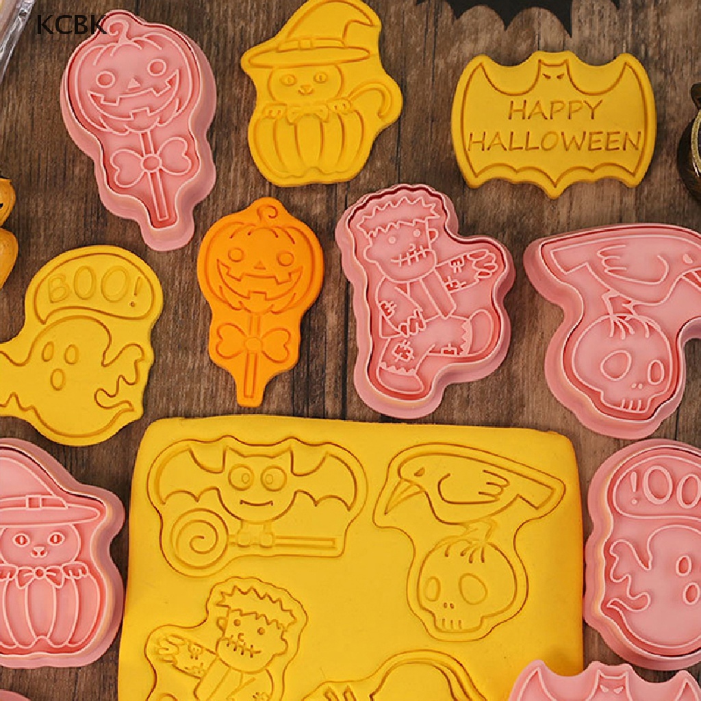 Bộ 8 Khuôn Cắt Bánh Quy Chủ Đề Halloween