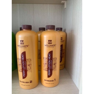 (Nguyên Cặp 1000ml) thuốc uốn nóng hoa sứ wellmate