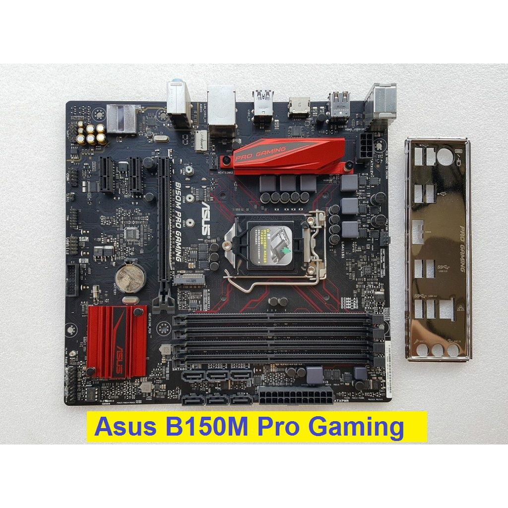 Bo mạch Asus B150M PRO GAMING qua sử dụng, main Asus B150 ngon lành, đẹp 95%