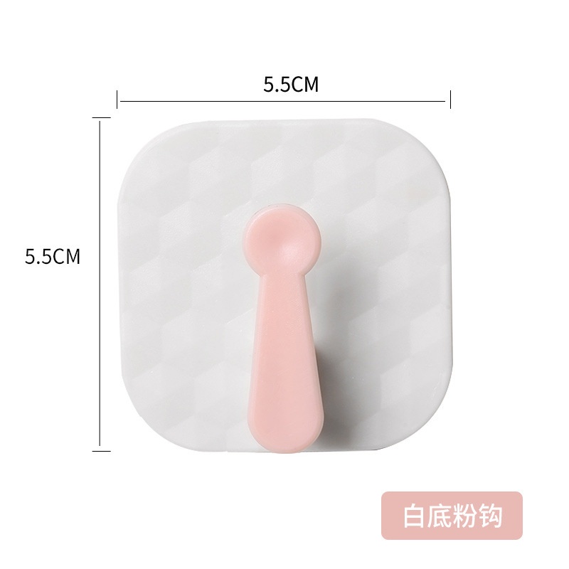 Móc Treo Đồ Dán Tường Không Cần Khoan Màu Sắc Tương Phản Cho Nhà Bếp Nhà Tắm