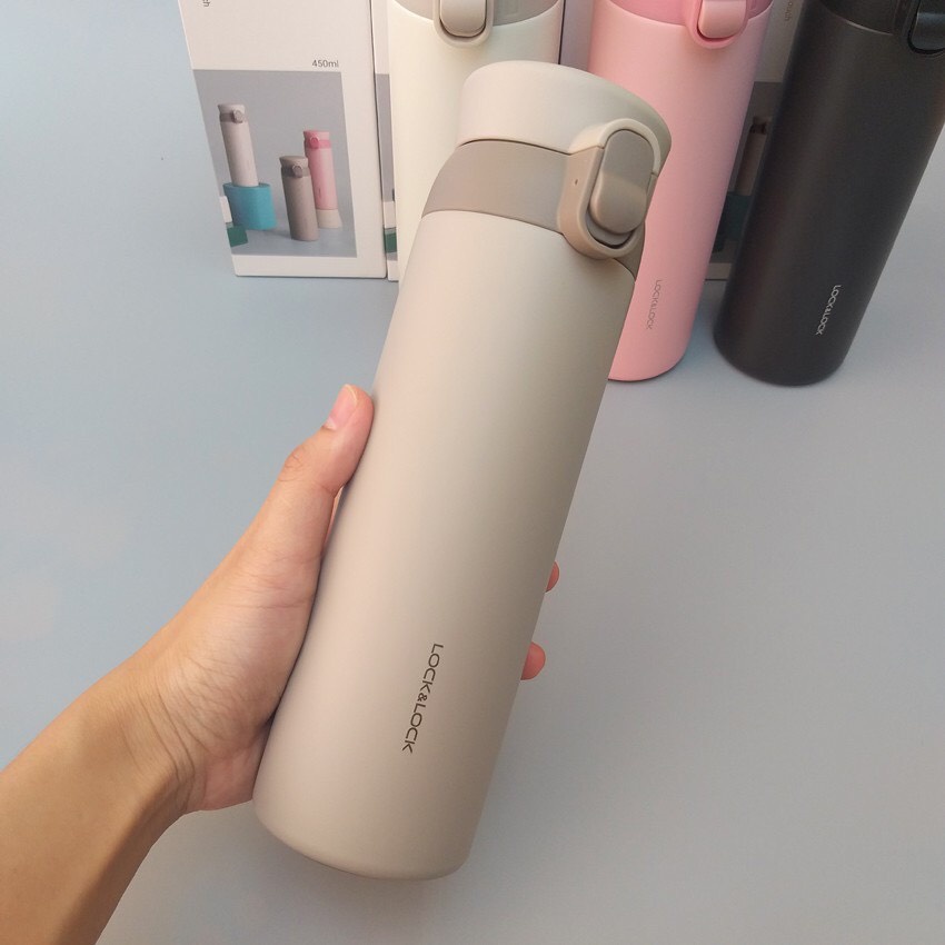 Bình giữ nhiệt Lock&Lock Wannabe One Touch LHC3240 450ml Inox316 cao cấp