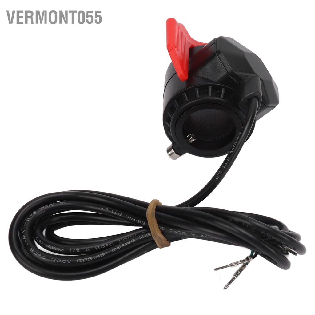 Vermont055 Ngón tay cái Bộ tăng tốc ABS 22mm Tay lái trái ga Tốc độ thay thế Phụ kiện xe đạp điện