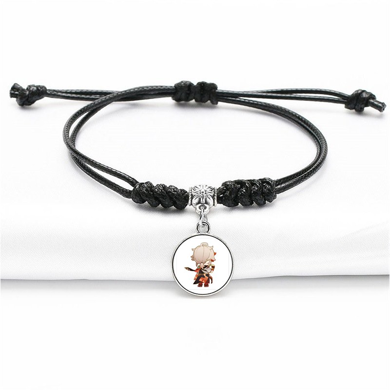 (30) Vòng tay in hình nhân vật KAZUHA game GENSHIN IMPACT anime chibi phụ kiện thời trang xinh xắn