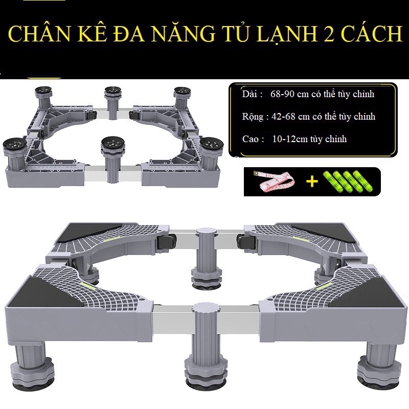 🎀🎀 Chân kê tủ lạnh,máy giặt 6 trụ CAO CẤP