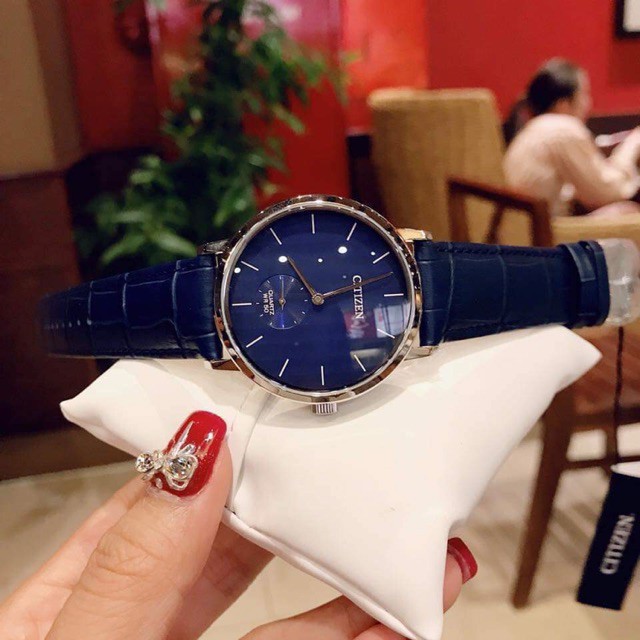 Đồng hồ nam Citizen BE9170 dây da xanh navy