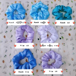 cột tóc vải scrunchies( được chọn màu) - Hoangoanh0691