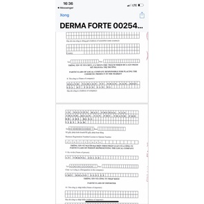 DERMA FORTE gel giảm mụn, mờ thâm DERMAFORTE TUBE 15g