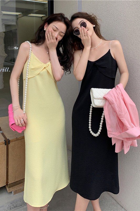 Đầm Xòe Không Tay Thắt Nơ Eo Thời Trang Hè 2021 Cho Nữ | BigBuy360 - bigbuy360.vn