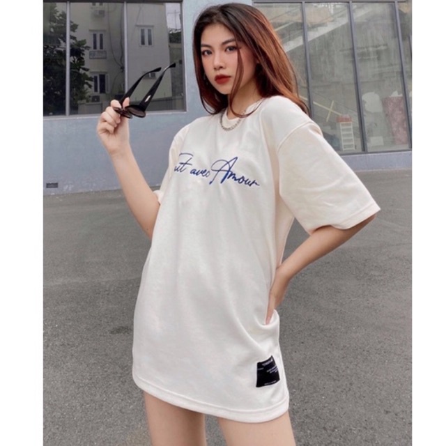 Áo Thun Unisex Cinder Tee Lovin Màu Kem Đen 100% Cotton 4 chiều dày - Local Brand Chính Hãng