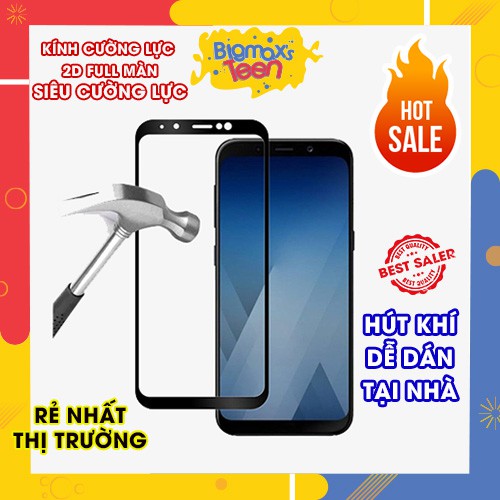 Kính Cường Lực Samsung Full Màn 2d Cho Dòng Samsung A30/ A50/ M20/ J7 Pro/ J7 Plus/ A7 2018/ C9 pro