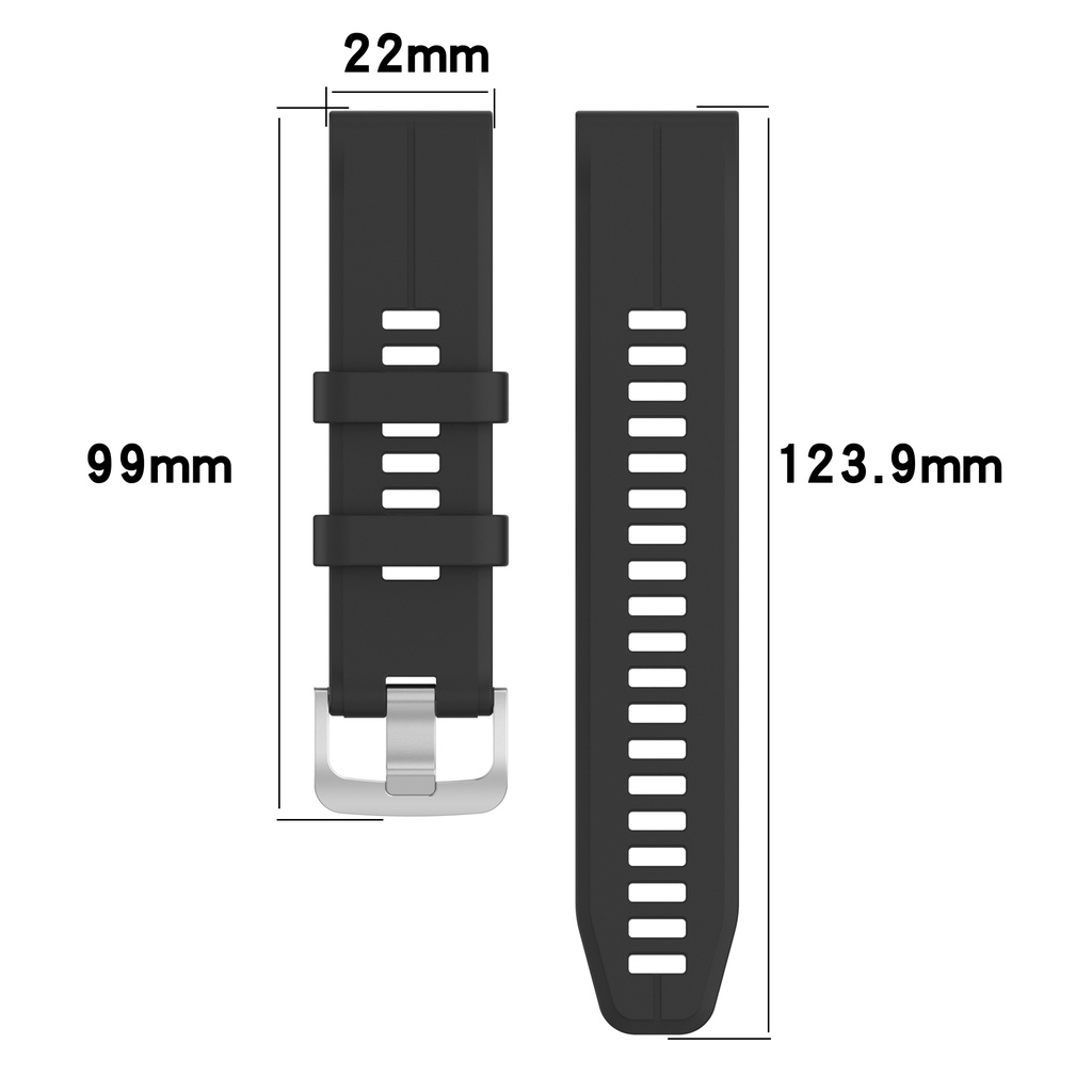 Dây Đeo Silicone 22mm Cho Garmin Forerunner 955 945 935 745 Fenix 7 6 5 instinct 2 Descent G1