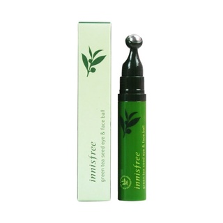 Thanh Lăn Dưỡng Ẩm Dành Cho Mắt Và Da Mặt Innisfree Green Tea Seed Eye & Face Ball 10ml