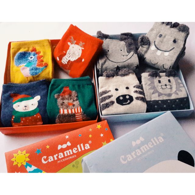 Hộp 4 đôi Tất caramella