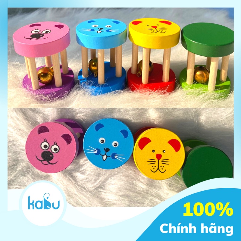 KABU- Xúc Xắc Lồng Gỗ Phát Triển Giác Quan Cho Bé Sơ Sinh
