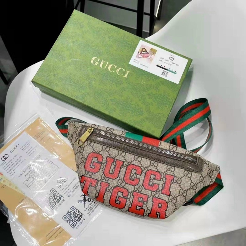 Túi đeo ngực đeo bụng nam nữ unisex Gucci tiger fullbox hoả tốc