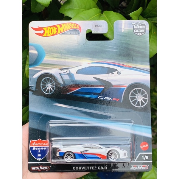 Hobby Store xe mô hình Hot Wheels Premium Corvette C8.R