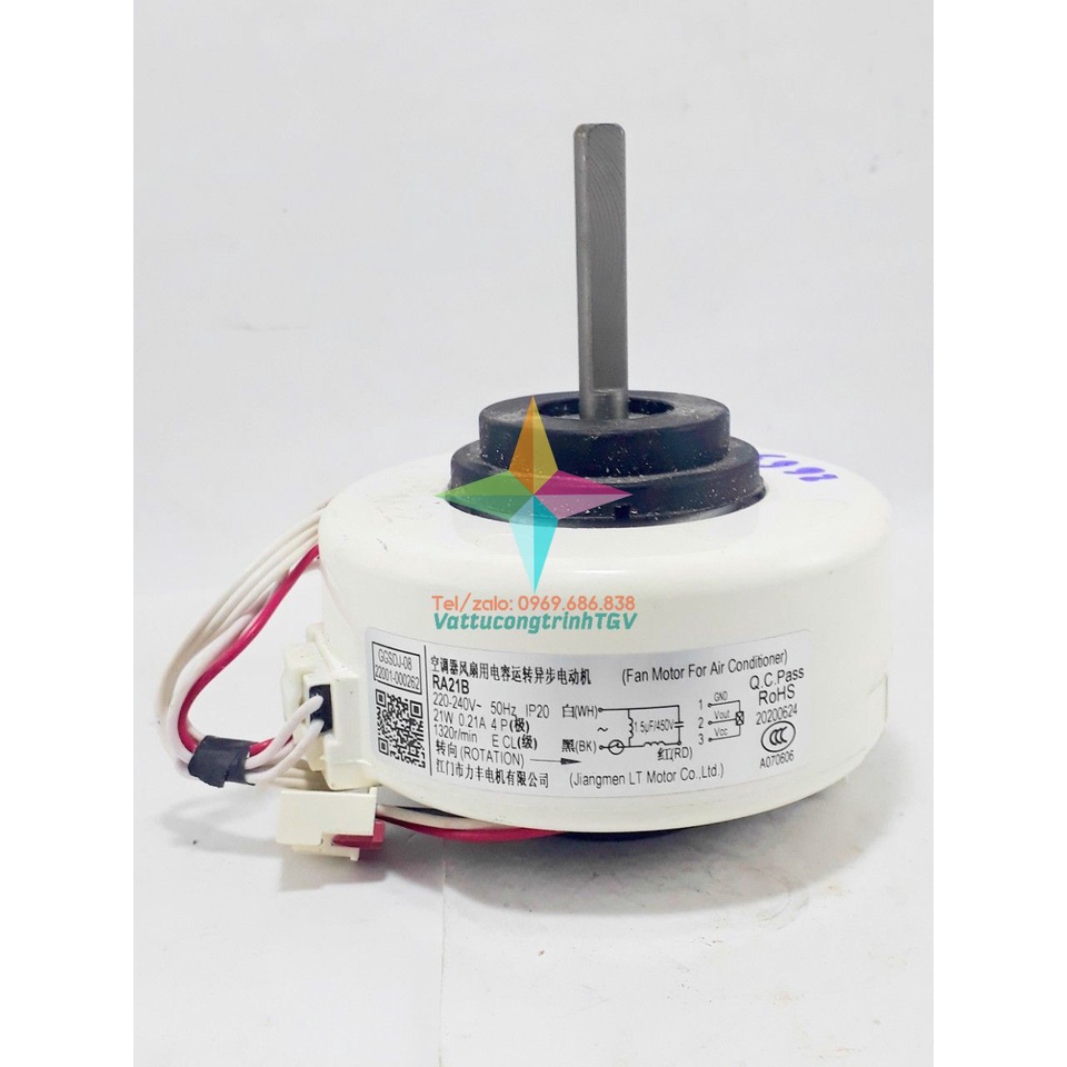 Quạt màn lạnh Điều hòa SAMSUNG AC220V- 6 dây - trục 4.5 cm