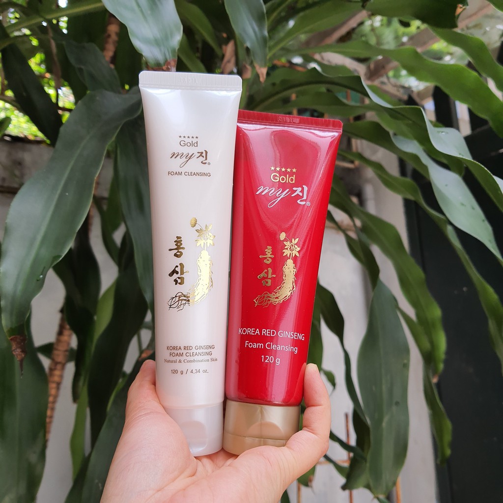 SỮA RỬA MẶT SÂM ĐỎ & VÀNG HÀN QUỐC MY GOLD FOAM CLEANSING