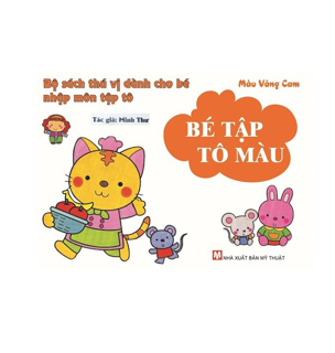 Bé Tập Tô Màu - Màu Vàng Cam