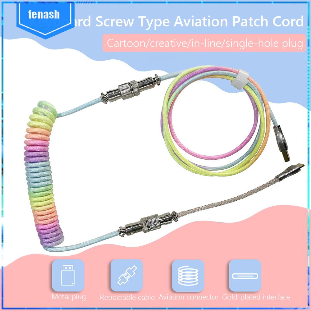 ✪Dây Cáp Nối Bàn Phím Cơ RGB 2.8m Type C USB