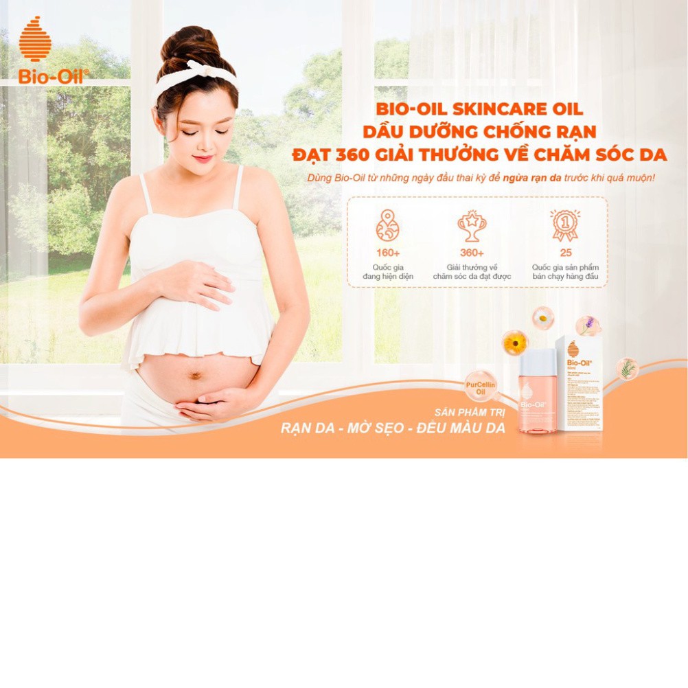 Bio Oil Hỗ Trợ Rạn Da, Thâm Nám Do Mang Thai, Da Khô, Mất Nước. | BigBuy360 - bigbuy360.vn