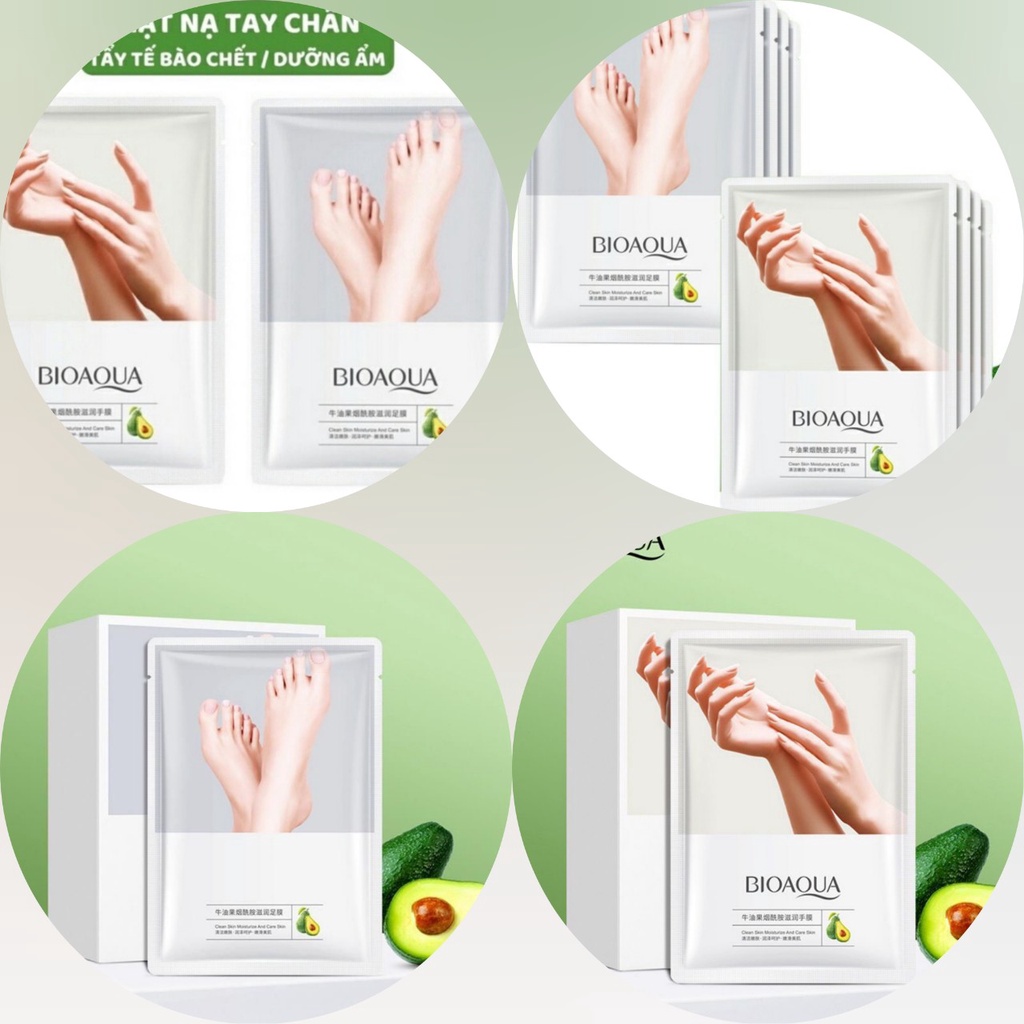 Mặt Nạ Dưỡng Da Tay / Bàn Chân Bioaqua Tinh Chất Bơ