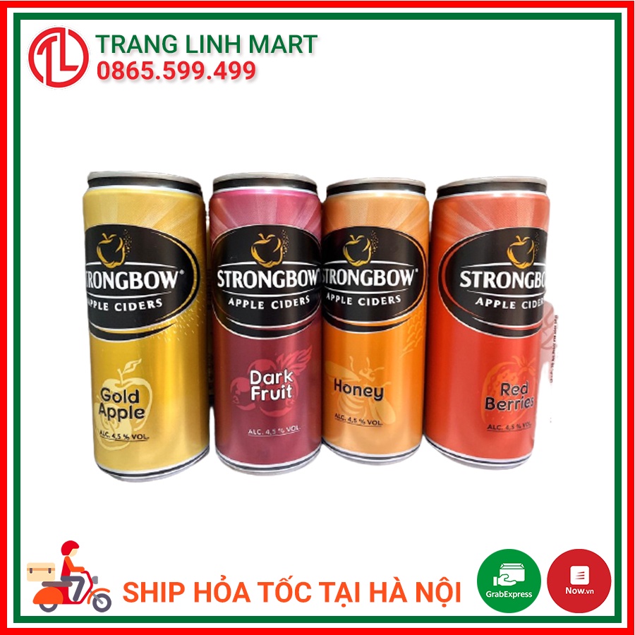 Nước táo lên men Strong bow lon 330ml