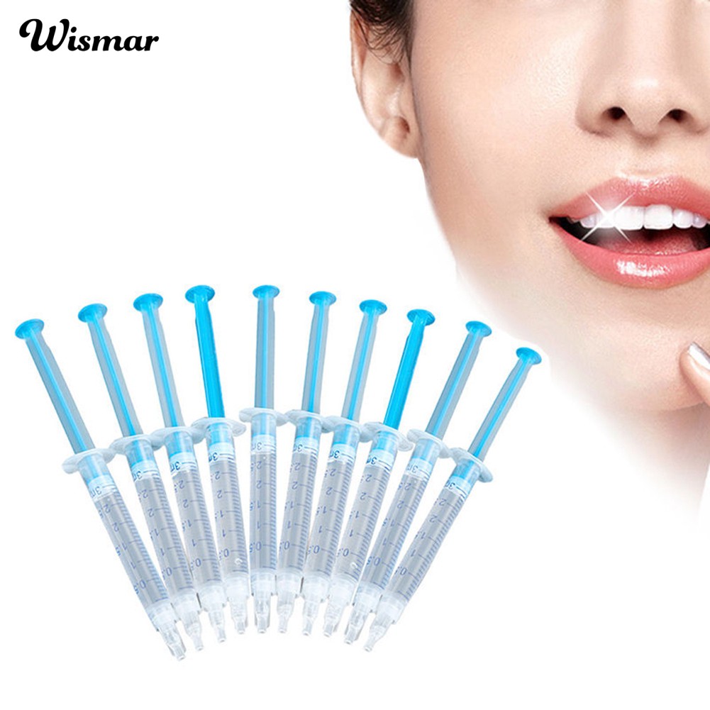 [Hàng mới về] Bộ 10 ống gel tẩy trắng răng chuyên dụng tiện lợi