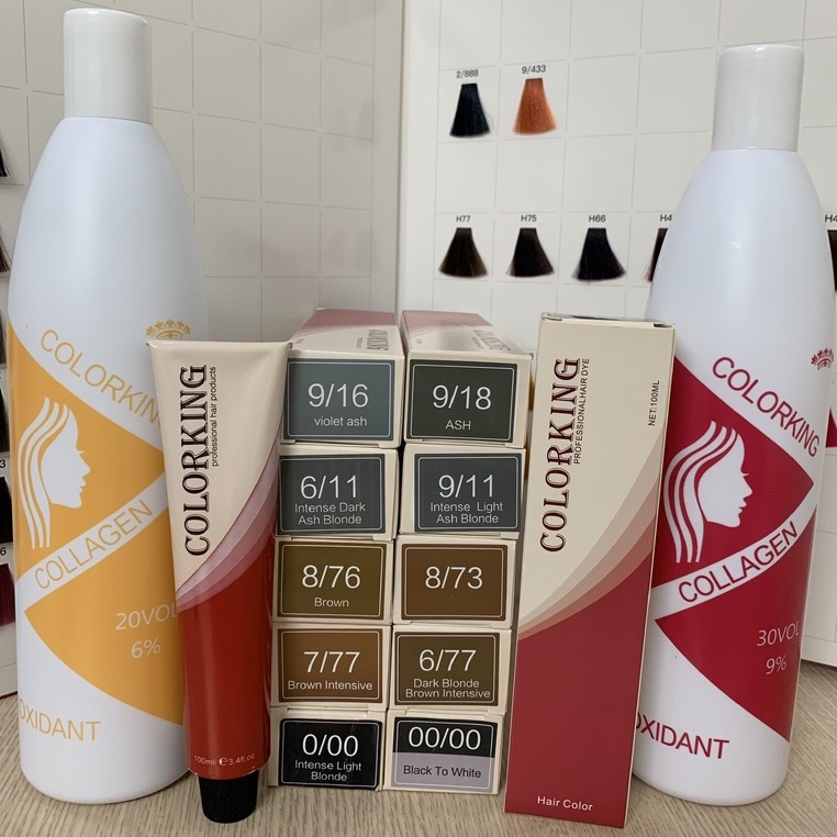 Thuốc Nhuộm Tóc Màu Nâu Tây Không Cần Tẩy By  magic color _ colorking